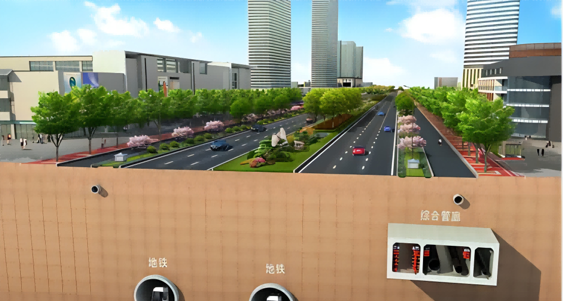 杭州富阳区金桥北路综合管廊